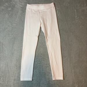 NWT Crewcuts White Cotton Leggings Girls Size 6 | Everyday Basics